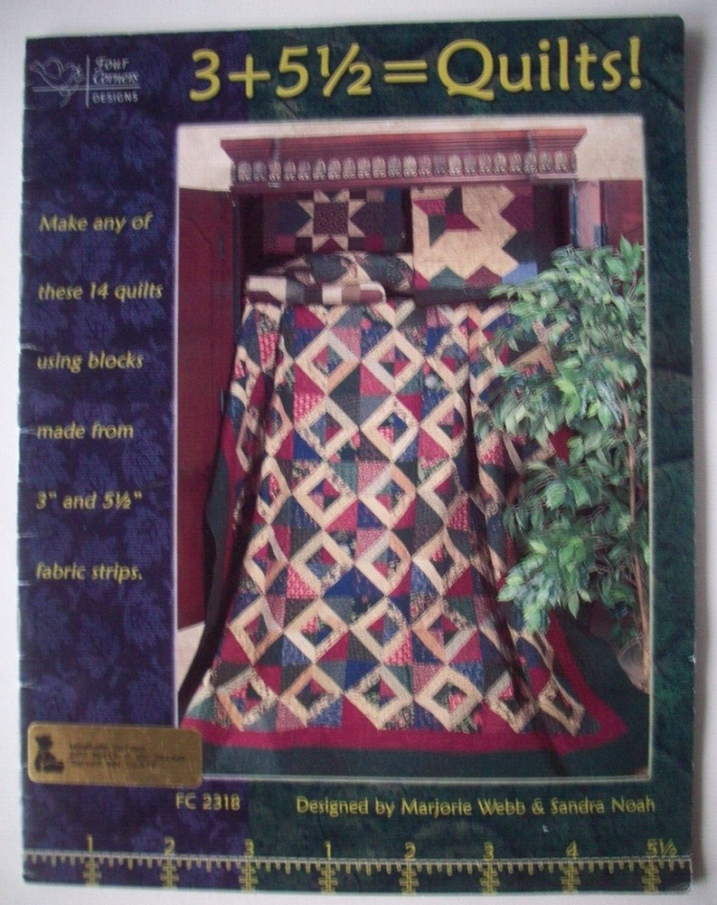 3 + 5  1/2 = Quilts! pattern strip pieced blocks