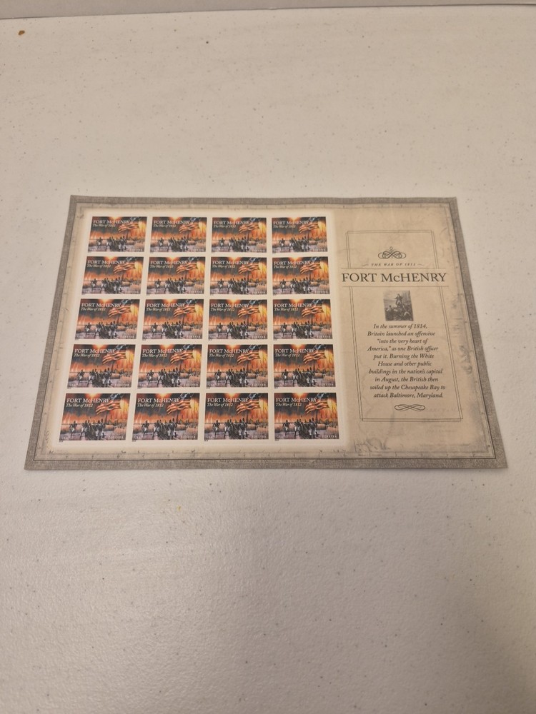#4921 FORT McHENRY. FOREVER MINT SHEET.