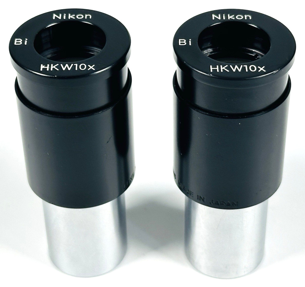 Nikon HKW 10x Bi Microscope Eyepieces with Pointer - Pair