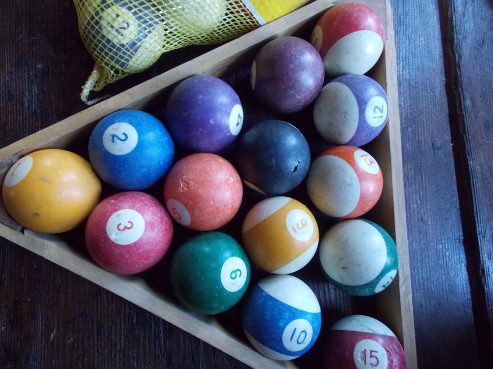 Vintage Billiards Balls