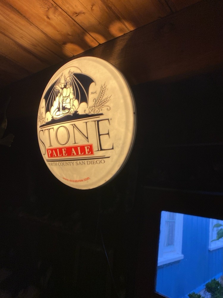 Stone Brewing 16" Lighted Pub-Style Beer Sign