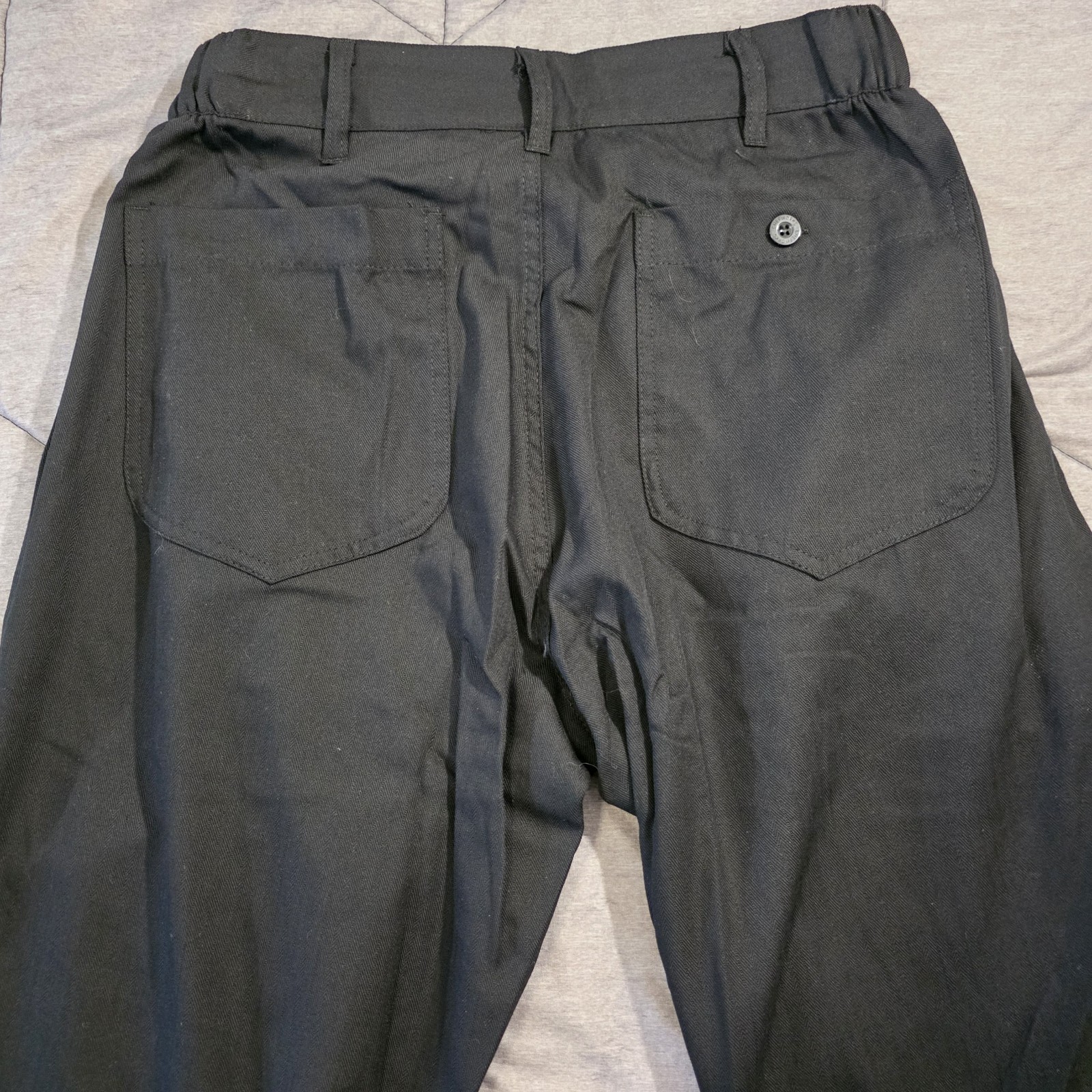 Chef Works Professional Series Chef Pants Mens Small Black Stretch PSER-BLK-S