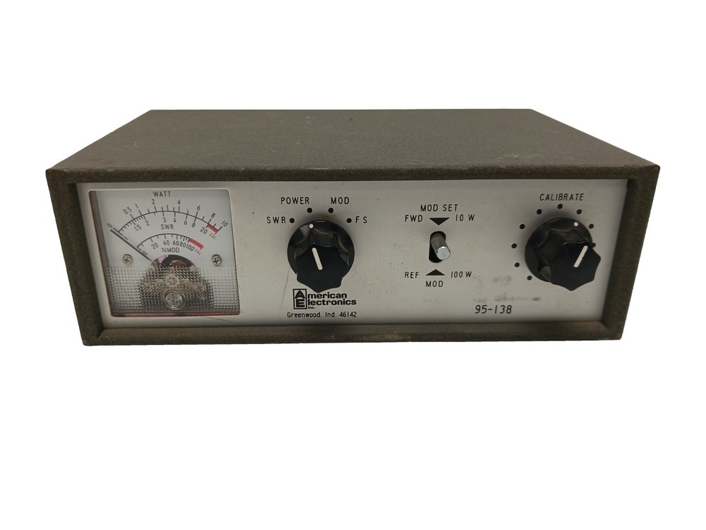 American Electronics 95-138 4-Function Transceiver Test Meter - WORKS