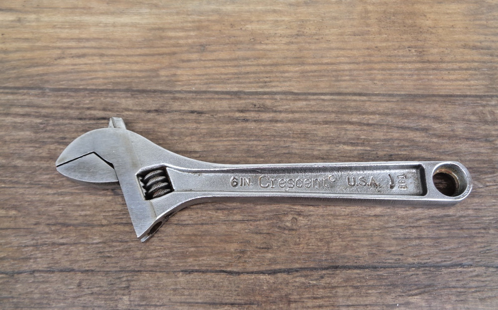 CRESCENT 6" Adjustable Wrench Crestoloy USA