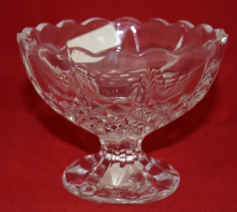 Crystal Candy Dish 24% Full Lead Crystal - Small Chip