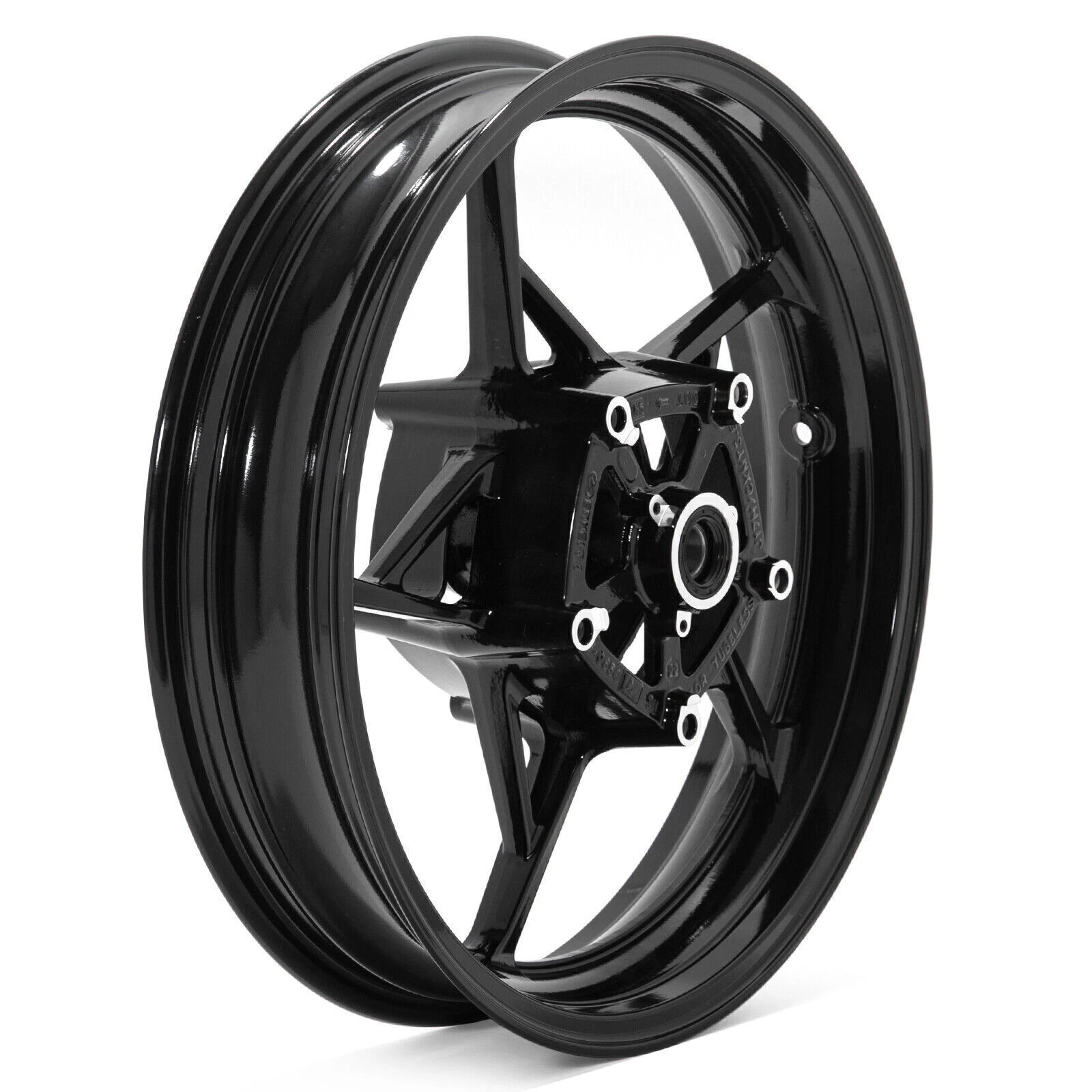 17"x3.5" Gloss Black Front Wheel Rim For Kawasaki Z900 Z650 Ninja 650 17-24