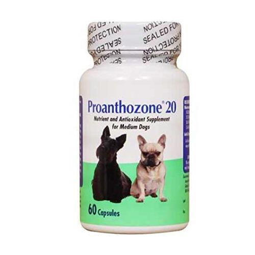 Proanthozone 20 For Medium Dogs, 60 Capsules