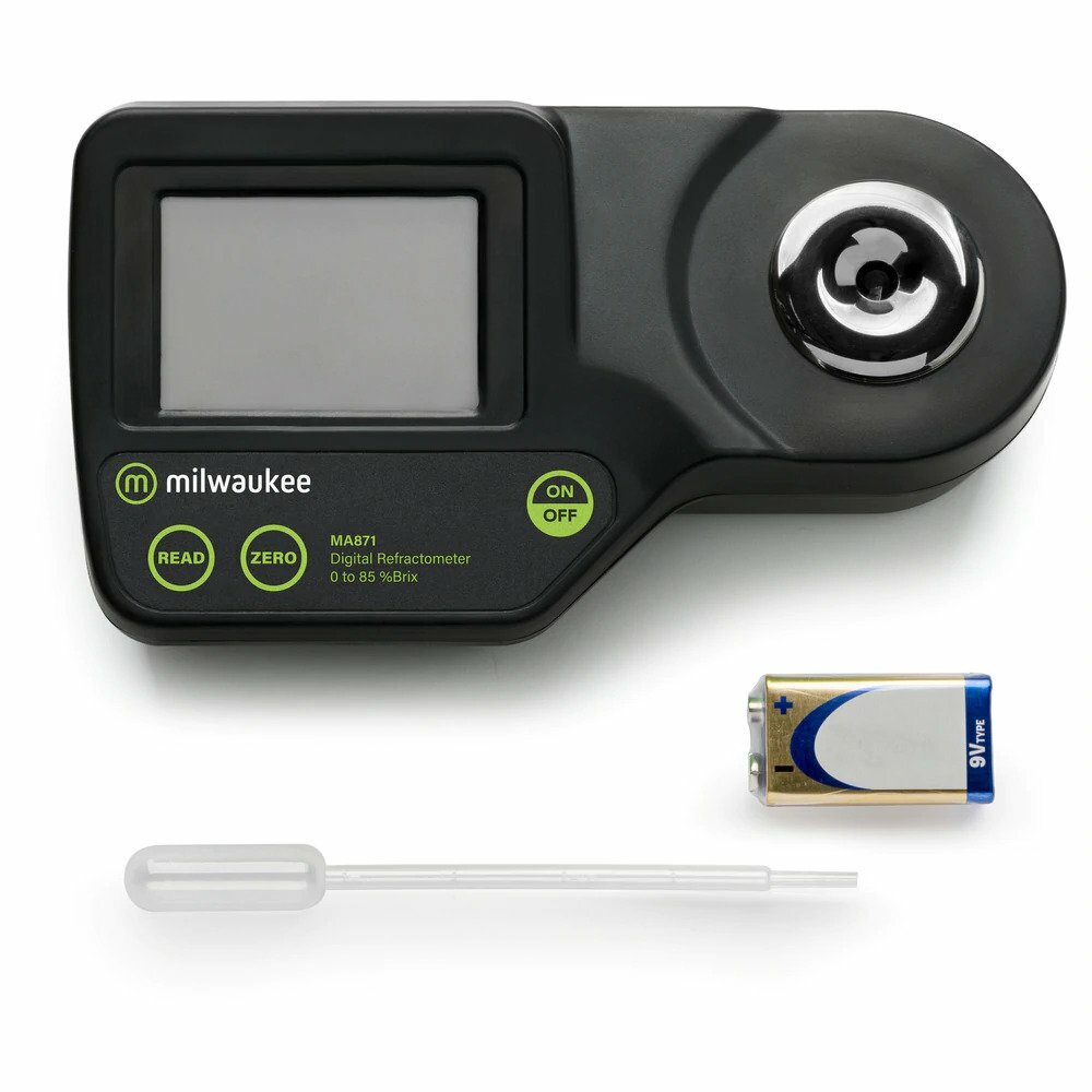 Milwaukee Digital Sugar Refractometer Brix 0 to 85% MA871
