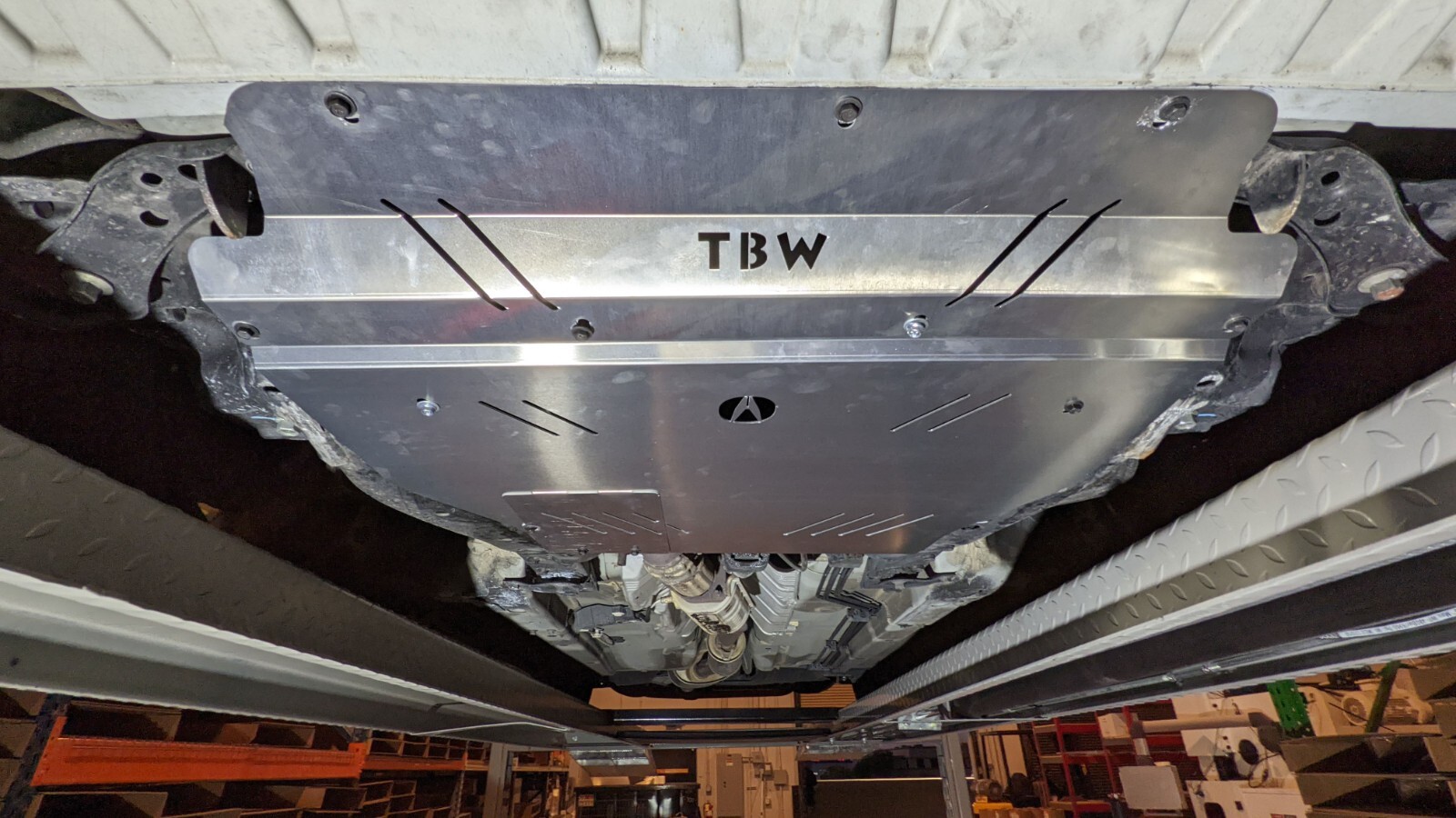 TBW Aluminum Engine Under Tray Shield for 1st Gen 04-08 Acura TSX skid plate CL9