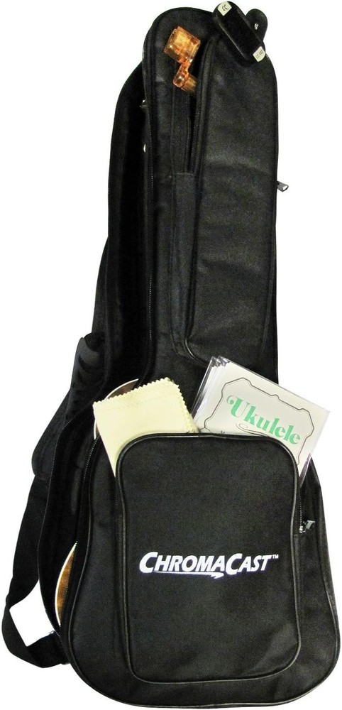 Adjustable Shoulder Strap Soprano Ukulele Gig Bag - Dual Compartment Convenience