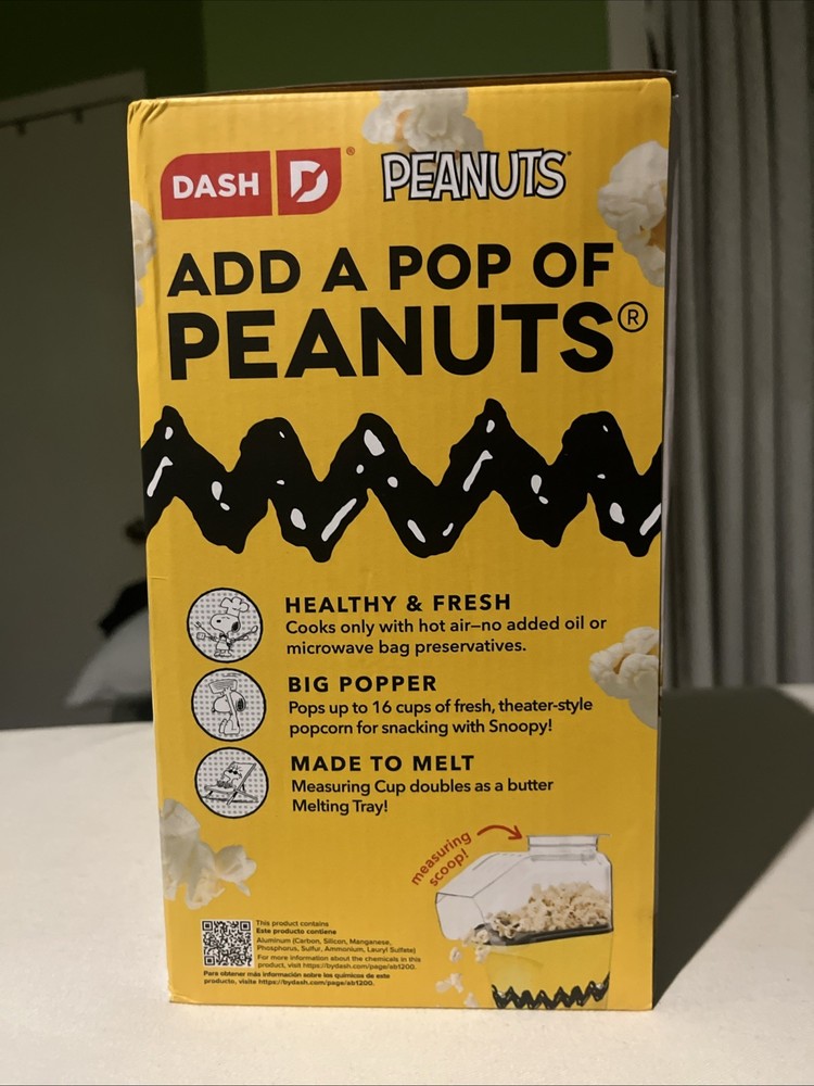 Peanuts x Dash Popcorn Maker