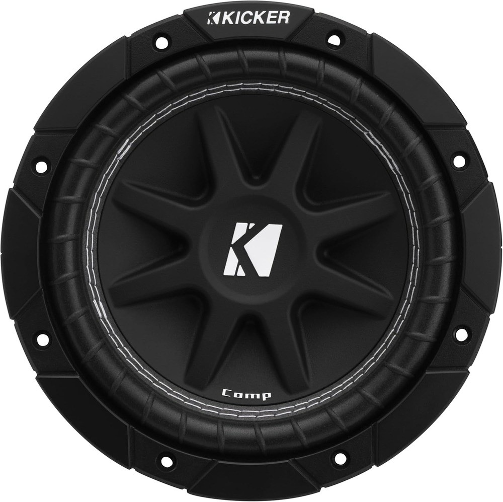 (2) Kicker C84 8" Comp Series Single 4-ohm Subwoofer