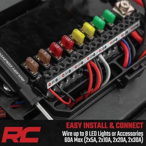 8-Gang Bluetooth RGB Backlit Switch Panel & Relay System - Universal Light &