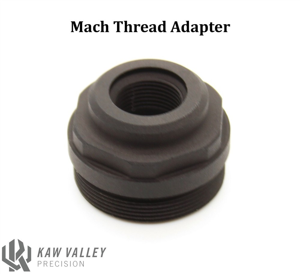 Kaw Valley Precision MACH Modular Linear Comp Thread Adapters - 1/2x28