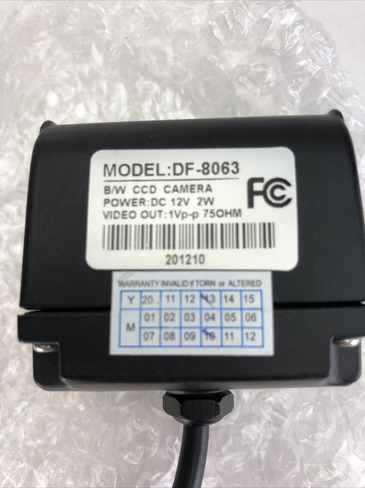 B/W DF-8063 20/20-W CCD Camera w/Light Sensor