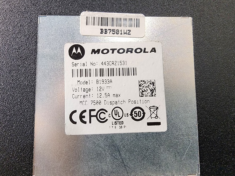 Motorola B1933A Voice Processor Module MCC 7500 Dispatch Position - PARTS ONLY