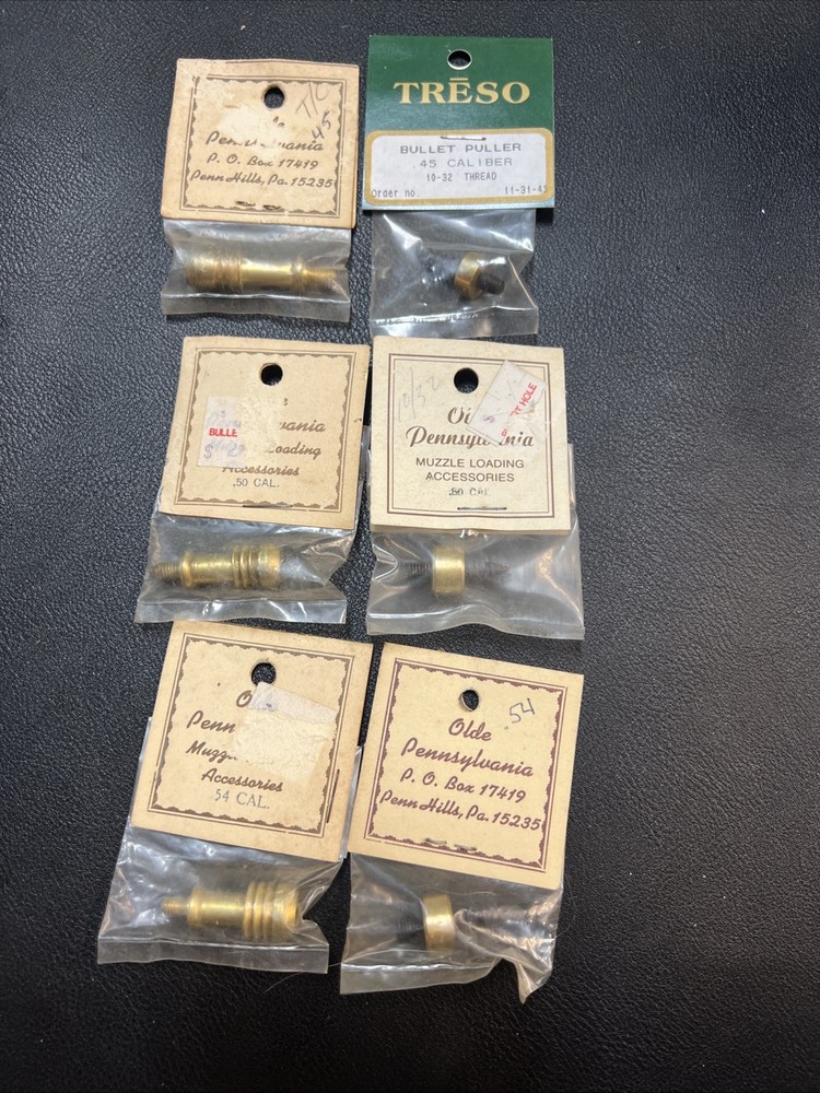Lot Of 6 Jags & Ball Pullers For Muzzle Loader