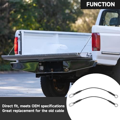 Rear Tailgate Lift Support Cables Tailgate Lift Support Straps - Compatible