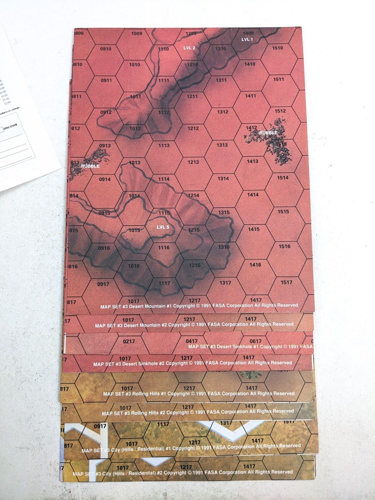 FASA: BattleTech - Map Set #3