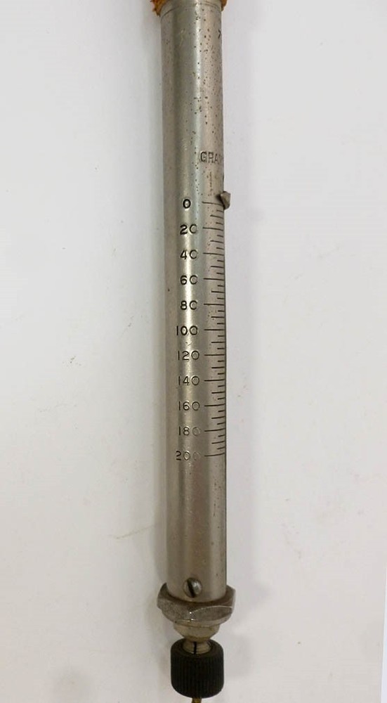SPRING SCALE 200 gram capacity RARE TYPE in CUSTOM LEATHER SHEATH different 79C