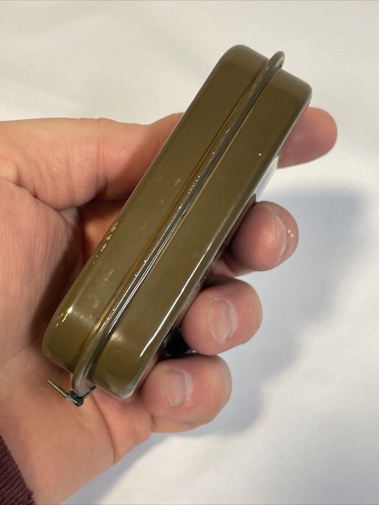 WWII US Army Infantry Medic First Aid Carlisle Bandage Tin Web Kit NICE Late War