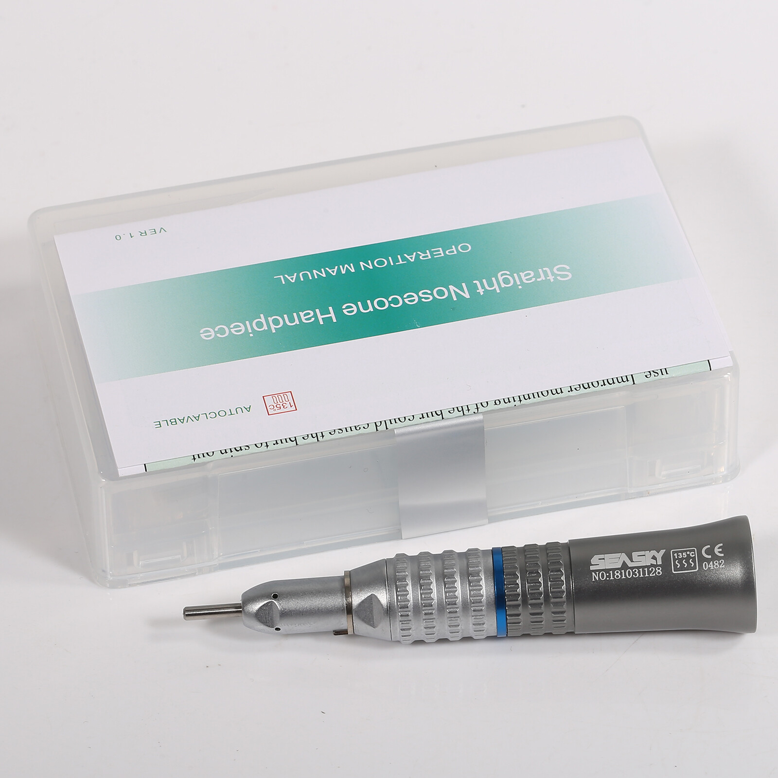 NSK Style Dental Slow Low Speed Handpiece Straight Contra Angle Air Motor 2/4 sa