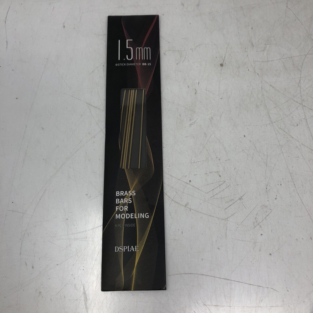 DSPIAE Brass Bars for Modeling BB-15 { 1.5 mm 6 pcs }