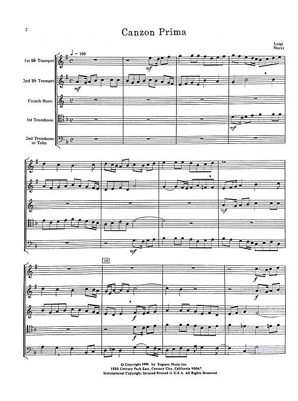 Brass Quintet, The Classics Sheet Music Bundle #2