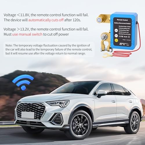 Kill Switch 12V 240A Remote Battery Disconnect Switch Automatic Regular style