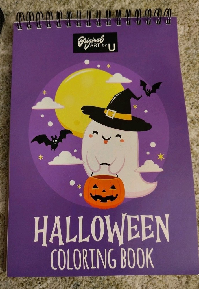Halloween Coloring & Sticker Activity Set Case Create on The Go
