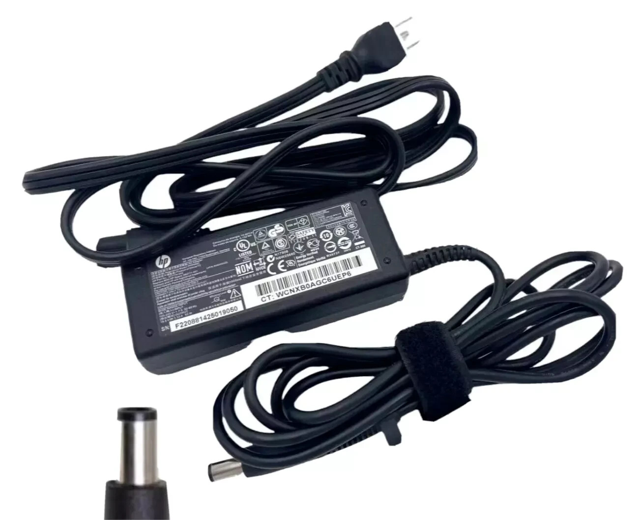 Genuine OEM Big Barrel HP Laptop Charger AC Power Adapter 65W 19.5V 3.33A 902990