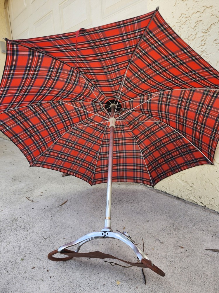 Golf Umbrella w/ Leather Seat