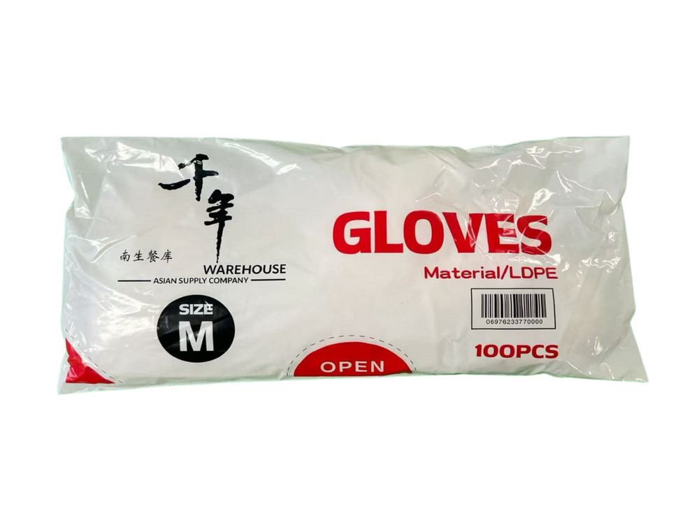 SIZE M LDPE GLOVE 5000PCS