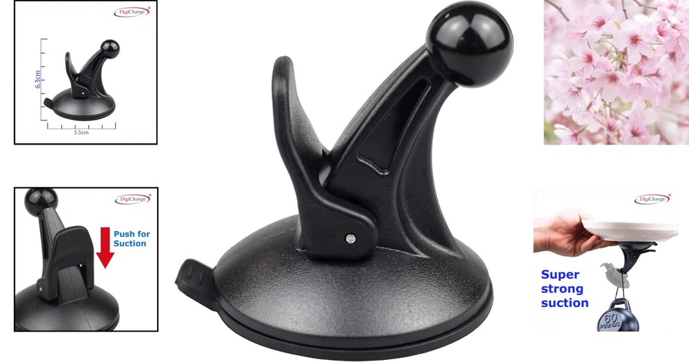 Innovative Adjustable GPS Windshield Holder for Garmin Drive & Camper Models