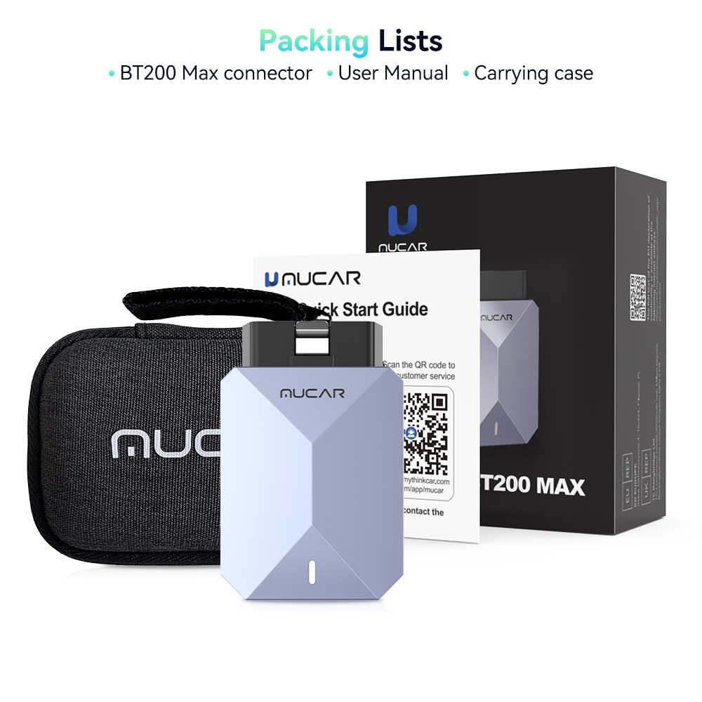 2025 MUCAR BT200 MAX Bidirectional All System Diagnostic Tool Auto OBD2 Scanner