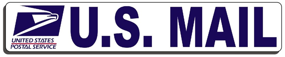 US Mail Magnetic Sign "US MAIL"