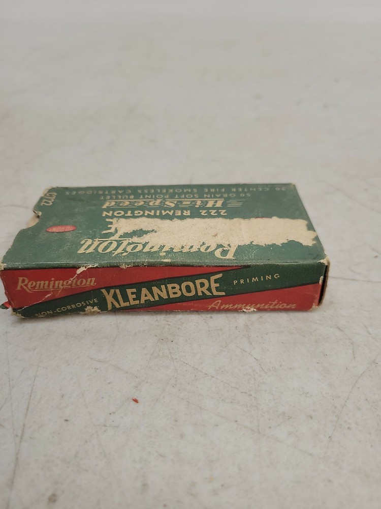 Vintage Remington Kleanbore 222 Shot Shells EMPTY BOX ONLY