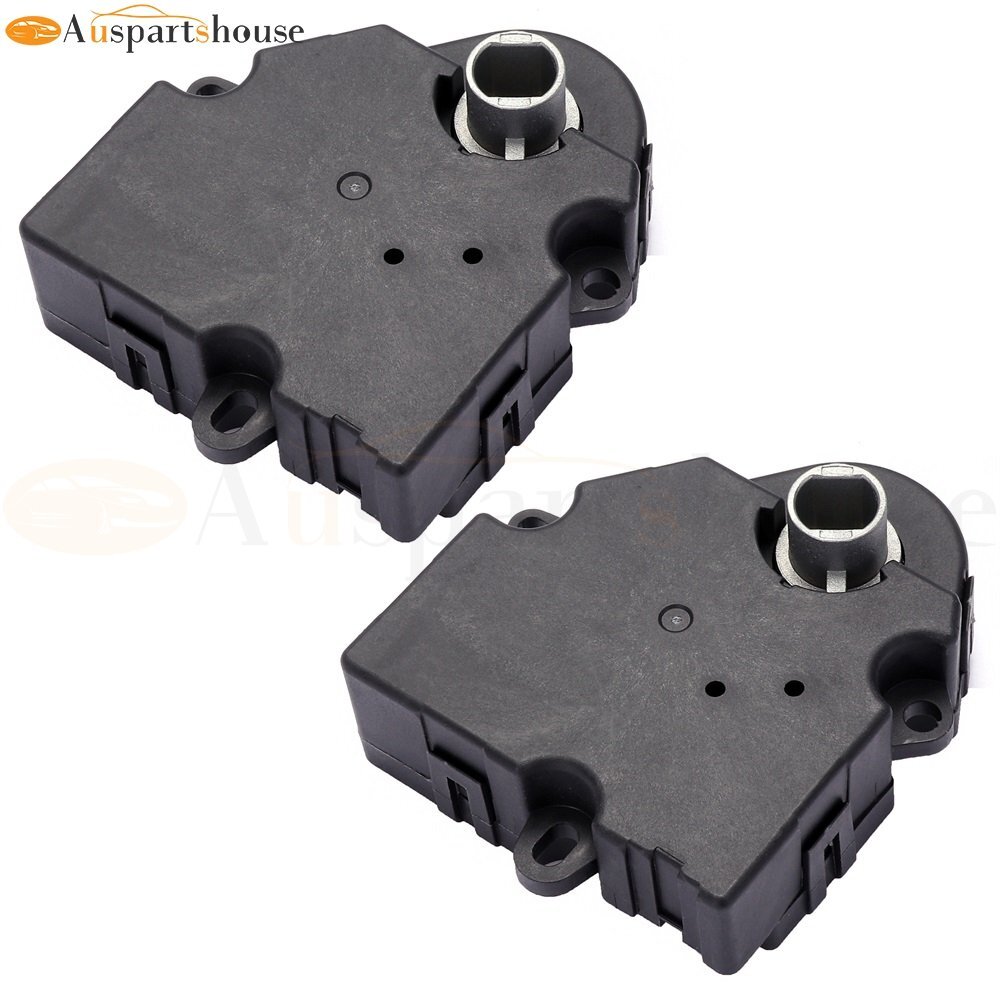 Pair HVAC Hearter A/C Blend Door Actuator For Chevrolet/GMC/Cadillac/Buick 99-09