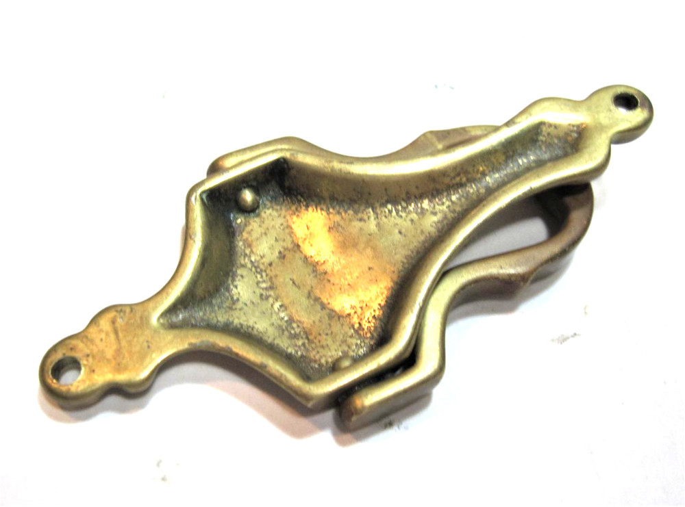 Vintage Solid Brass Door Knocker 3.75" x 1.75"
