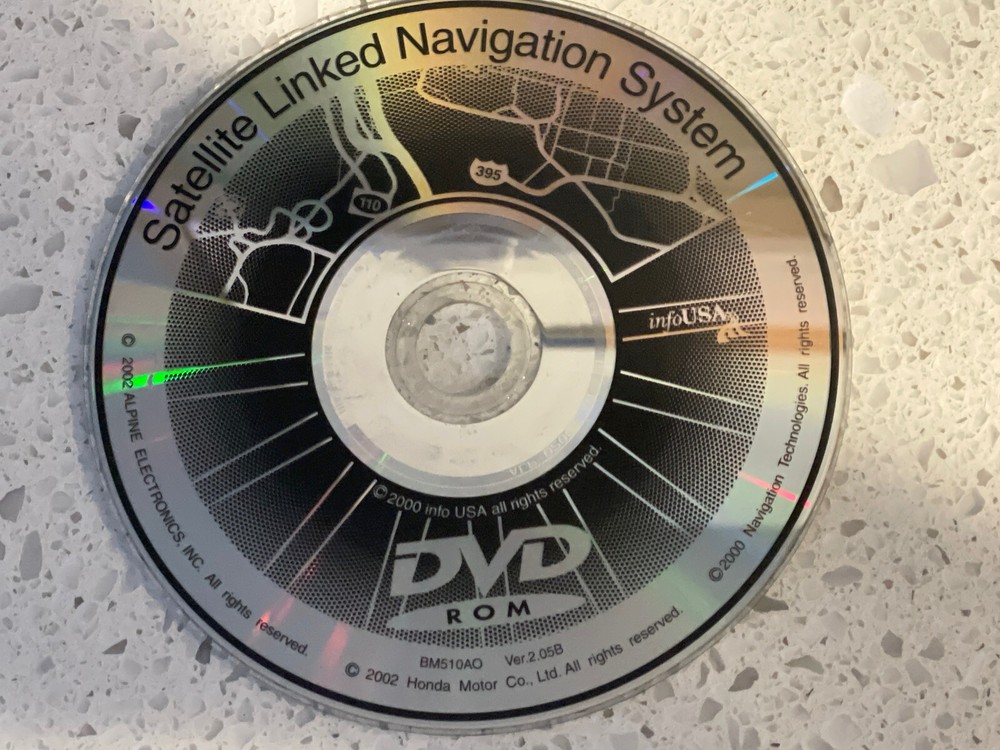 2000 2001 2002 HONDA ODYSSEY NAVIGATION DVD VER 2.05B 2002 VERSION OEM🟠