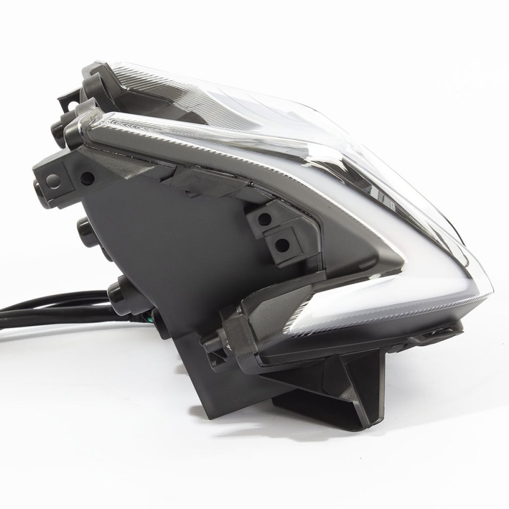 LED Headlight for LX500-J-E5, LX500-K-E5 ECE Compliant Headlight Assembly Black