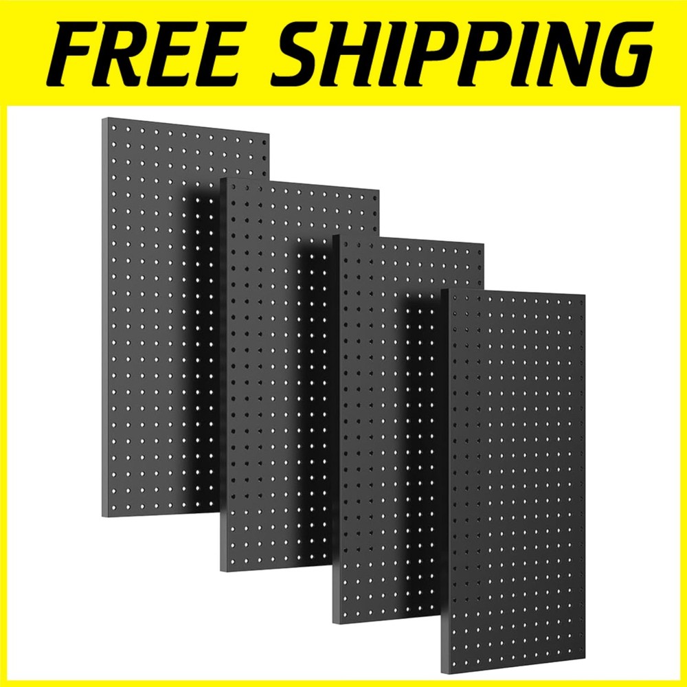 Metal Pegboard Wall Panels - Garage Tool Storage