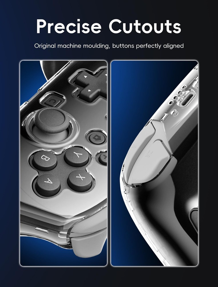 Switch 2 Pro Controller Hard Shell Case, Shock-Proof, Waterproof Cover