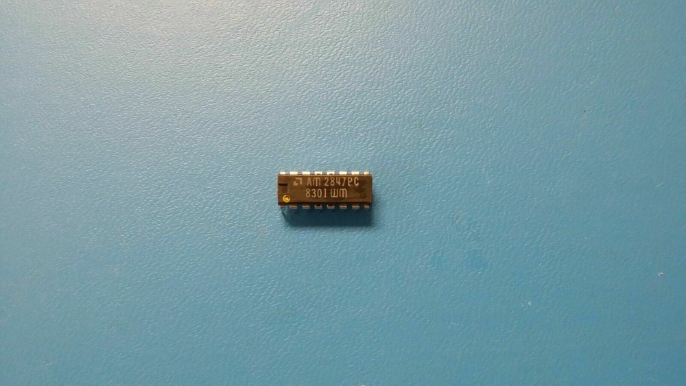 (4 PCS) AM2847PC AMD 80-BIT SHIFT REGISTER, TRUE OUTPUT, PDIP16