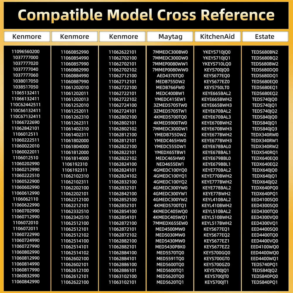 279838 Dryer Heating Element for Whirlpool Maytag Centennial Dryer Parts Kenmore