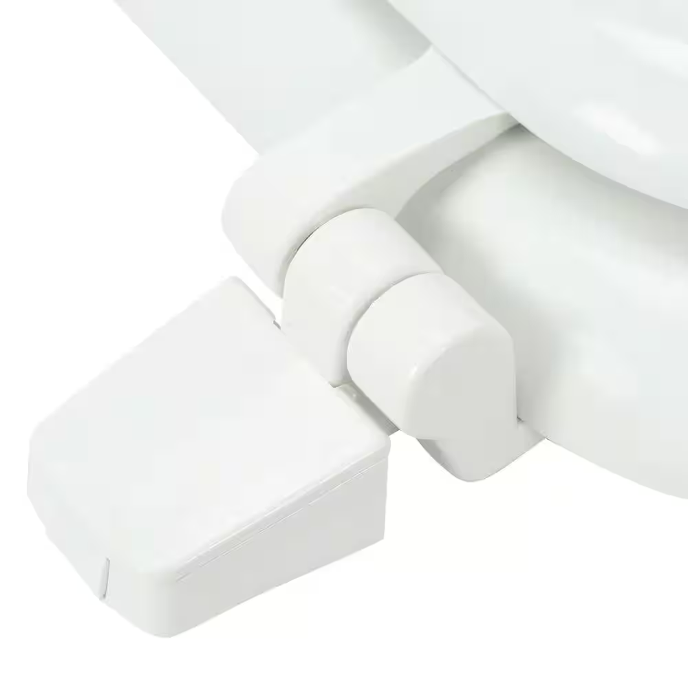 NEW Durable White Round Front Toilet Seat Eco-Friendly Gloss Finish