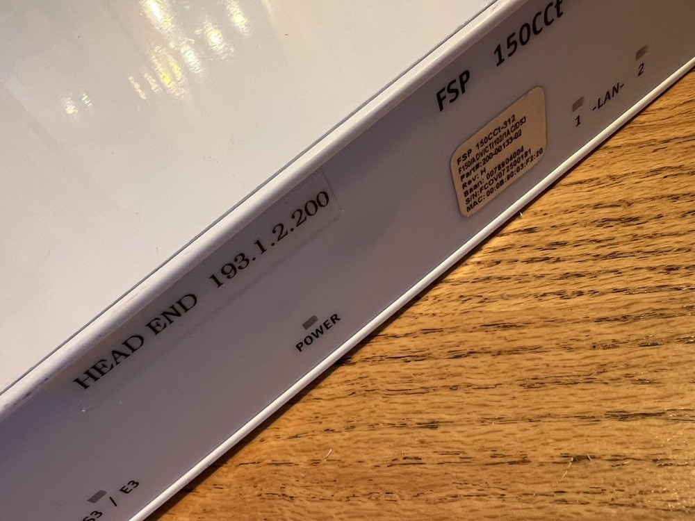 ADVA FSP 150CCt-312 Optical NET Etherjack Switch