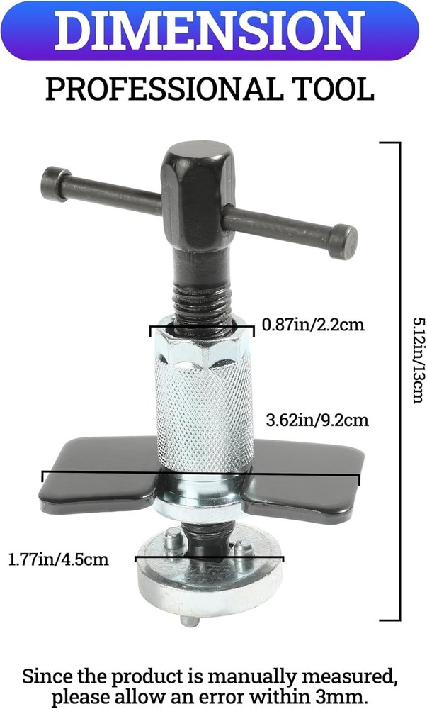 Durable Brake Caliper Piston Winding Tool - Effortless Rear Brake Pad Solution