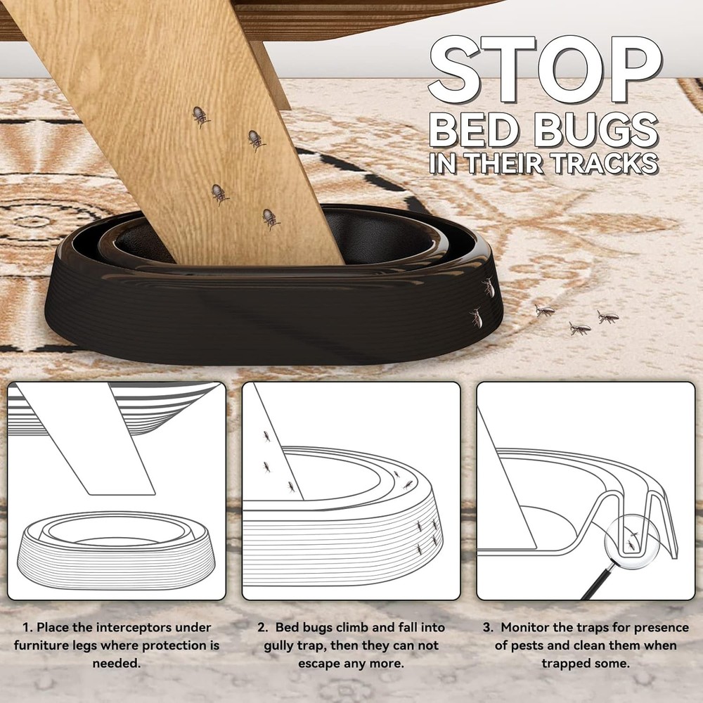Bed Bug Interceptors | Bed Bug Interceptor Traps | Bed Bug Trap | Insect Trap, M