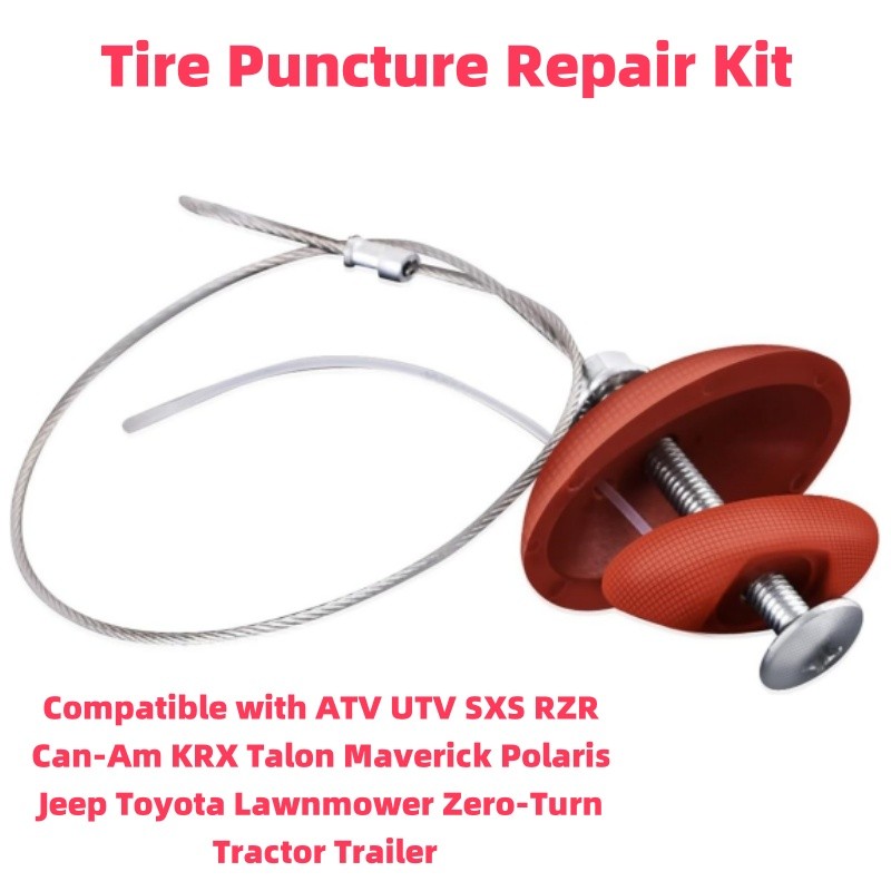 Slug Tire Repair Kit For ATV UTV SXS Tractor RZR KRX Talon Maverick Polaris New